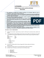 The Imperial College of Australia: SITHCCC019-Produce Cakes, Pastries and Breads Worksheets