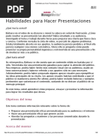 Habilidades para Hacer Presentaciones - Harvard ManageMentor