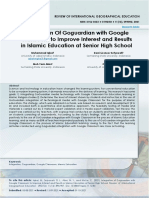 Integration of Goguardian With Google Classroom To Improve Interest and Results in Islamic Education at Senior High School