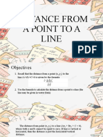 Distance From Apointtoa Line