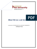 Lab Manual - Pharmaceutical Organic Chemistry