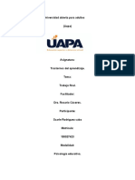 Trabajo Final Trastornos Del Aprendizaje