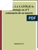 Isabel La Católica, Al V Centenario de Su Muerte