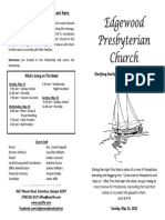 Edgewood Presbyterian Church: Welcome! We Are Glad You Are Here