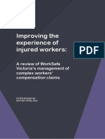 Improving The Experience of Injured Workers FINAL REPORT - 0