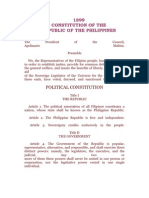 1899 Constitution - Malolos Constitution