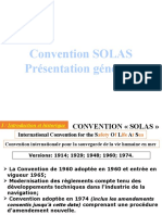 2 - Convention - SOLAS - Présentation Générale