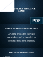 Vocabulary Practice Game