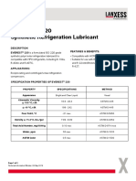 Everest 220 Synthetic Refrigeration Lubricant: Data Sheet