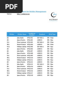 Welder Management Spreadsheet (Metric)