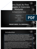 Quarry Dust As Fine Aggregate in Concrete Mixtures