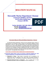 Informationmanual MMD Chennai