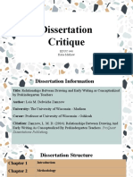 Dissertation Critique: EDUC 846 Katie Mathew