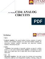 Module-1 Feedback Amplifiers