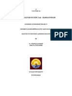 Ratio Analysis in NTPC Ltd. - Ramagundam: A Case Study On