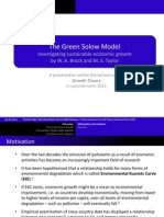 The Green Solow Model - A Lecture Course Presentation