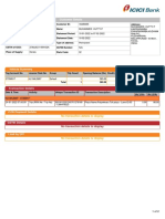 Fastag E-Statement: Customer Details Bank Details