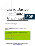 Curso Canto