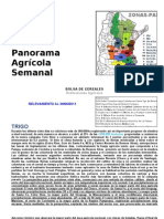 Panorama Agrícola Semanal: Trigo