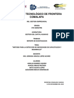 Metodos para La Deteccion de Necesidades Capacitacion y Desarrollo (Equipo)