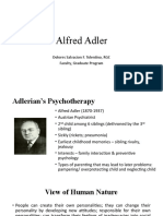 Alfred Adler: Dolores Salvacion F. Tolentino, RGC Faculty, Graduate Program