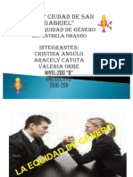 Equidad de Genero Sociologia