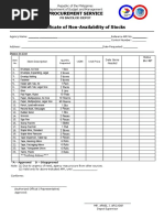 Procurement Service: Ps Bacolod Depot