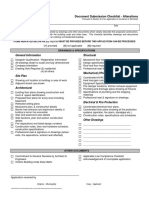 Document Submission Checklist - Alterations: General Information Structural