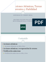 Tema7 Acciones Atómicas, Tareas Concurrentes y Fiabilidad