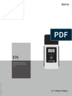 Operating Manual: Moisture Measuring Device