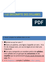 1-I-Le Decompte Syllabique