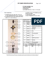 PF Pump Specification