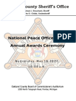 Awards Program 2022 (OCSO)