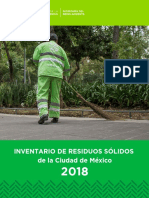 Inventario de Residuos Sólidos de La CDMX - 2018