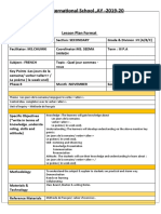 Lesson Plan Grade 6