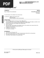 Cambridge IGCSE: Chemistry 0620/23