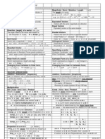 Vectors Summary Sheet122211