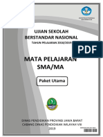 Naskah Soal Usbn 2019 K2013 Paket Utama Jadi