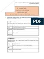 SCL Worksheet Week 5