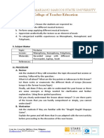 Semi Detailed Lesson Plan Group 6