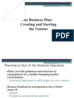 Chapter 7 The Business Plan