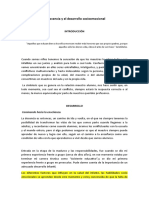 La Docencia y El Desarrollo Socioemocional