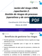 Gestion Riesgos de Procesos Operativos y Corrupcion 2020