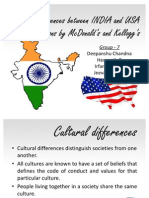 Cultural Differences Between INDIA and USA