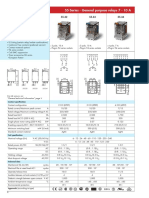 Features: 55 Series - General Purpose Relays 7 - 10 A