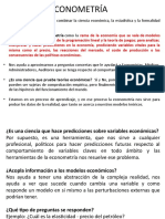 Material de Apoyo en El Curso de ECONOMETRIA