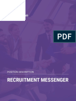 JD - Recruitment Messenger