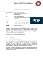 Informe Tecnico N 009 Opmi Agua de Choco