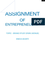 Assignment: Entrepreneuship