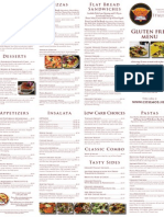 Cosimo's Gluten Free Menu